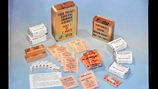 1969 Food Packet, Survival, Abandon Aircraft Ration MRE Review Oldest Meat Ever Eaten On YT