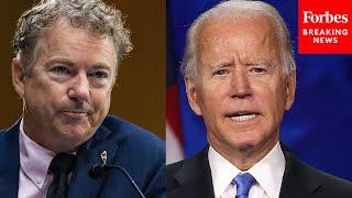 'I Have News For Him...': Rand Paul Calls Out Biden For Not Negotiating On Debt Ceiling