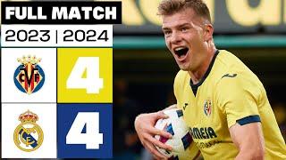 Villarreal CF 4-4 Real Madrid: FULL MATCH : EA SPORTS LALIGA 2023/24