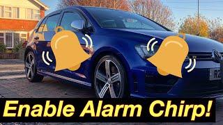 Alarm Chirp on Lock/Unlock - OBDeleven Pro Coding - Volkswagen, Audi, Seat, Skoda