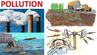 POLLUTION || TYPES OF POLLUTION || SCIENCE VIDEO FOR KIDS