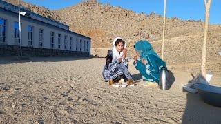 village life afghanistan| Use dried fruit in a clean village| jaghori village life