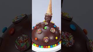 Chocolate Bomb, Shape Dessert Idea, Satisfying Video Top Cake #cake #satisfyingcake