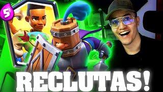 ‼️MAZO con RECLUTAS REALES EVO + MONTACARNEROS Clash Royale...