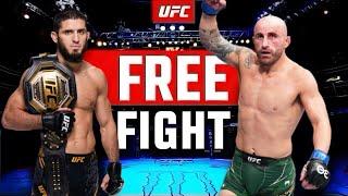 Islam Makhachev vs Alexander Volkanovski 2 ~ UFC FREE FIGHT ~ MMAPlus