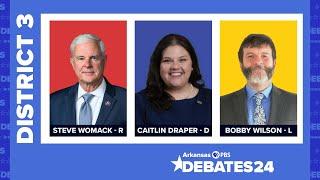 Election 2024:  Arkansas PBS Debates - U.S. District 3 + Press Conferences