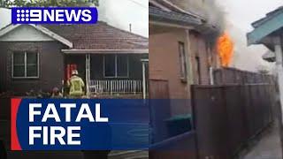 Disabled woman perishes in Sydney house fire after becoming trapped | 9 News Australia