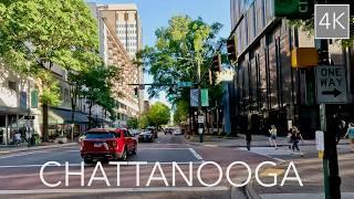 Chattanooga Tennessee City Drive 4K - Driving the Scenic City / Chatt Tour