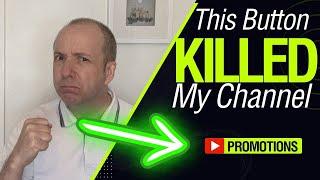 ️ YouTube KILLED My Channel ( Promotions Beta Tool )