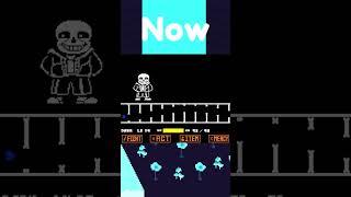 Beating Sans Then VS Now