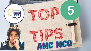 Quick 5 tips for AMC exam candidates | AMC MCQ preparation