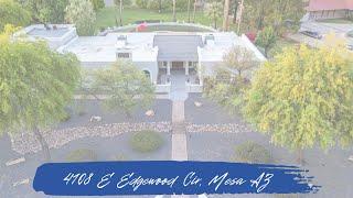 4108 E Edgewood Circle, Mesa AZ 85206