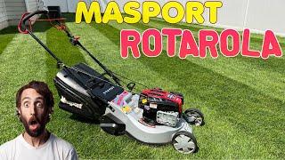 MASPORT ROTAROLA STRIPING LAWN MOWER FULL REVIEW AND MOW