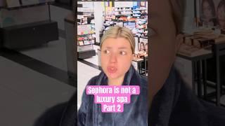 Sephora is not a luxury spa Part 2 #sephora #retail #makeup #makeupartist #pov #skit #mua #karen#fyp