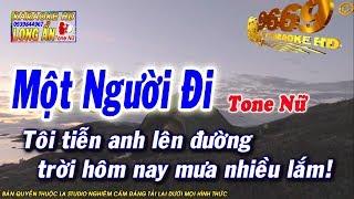 Karaoke Một Người Đi | Tone Nữ | Nhạc sống LA STUDIO | Karaoke 9669