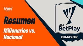 Millonarios vs. Nacional (resumen y goles) | Liga BetPlay 2024-2 | Cuadrangulares - Fecha 3