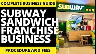 SUBWAY SANDWICH Franchise Business Ideas | Franchise Republic