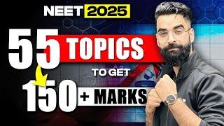 55 Sure-Shot Topics to Score 160+ in Chemistry | NEET 2025 & NEET 2026 | Wassim Bhat