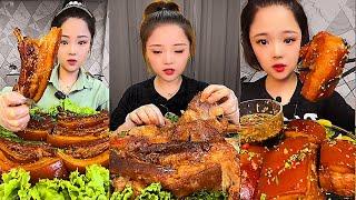 Real Mukbang :) spicy Pork Bellly Soothing Sounds While Enjoying Delicious 먹방 모음이 팅쇼 리얼 사운드 #614