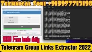 Telegram Group Links Extractor 2022 |Best Leads Extractor For lifetime | Plugga Part 2 +919977713198