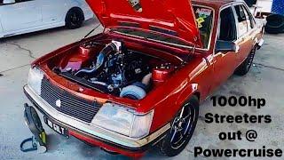 Racing 1000hp+ Streeters @ Brisbane Powercruise. The aussie street car scene.