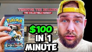 1 Minute To Spend $100 On Pokémon Cards