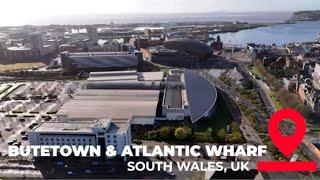 4K Drone Footage: Butetown and Atlantic Wharf, Cardiff, UK