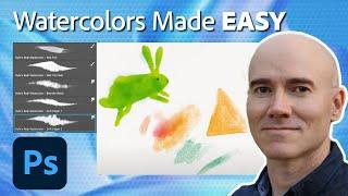 Watercolor Painting in Photoshop | Tutorial for Beginners | Adobe Photoshop