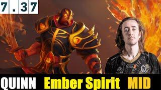 QUINN [Ember Spirit] MID 7.37 - DOTA 2 HIGHEST MMR MATCH #dota2   #dota2gameplay   #topson