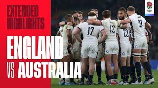 Narrow defeat against the Wallabies | England vs Australia | Extended Highlights