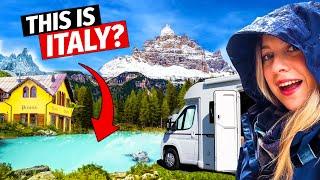 ITALY SHOCKED US | Vanlife in the Dolomites 