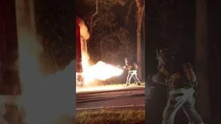 Water Makes Fire Explode? 