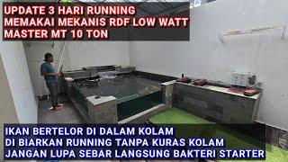 3 HARI RUNNING KOLAM KOI DI RUMAH KOSONG DENGAN MEKANIS RDF MASTER MT 10 TON | GUNUNGSARI SURABAYA