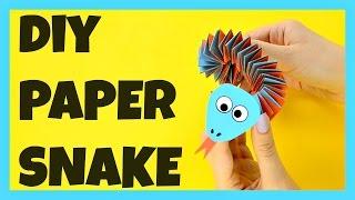 Accordion Paper Snake Craft - paper craft idea