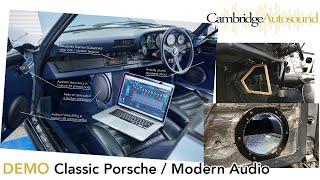 Porsche 911 SC classic car, modern audio upgrade - Audison, Hertz, Audiotec Fischer Helix, Blaupunkt