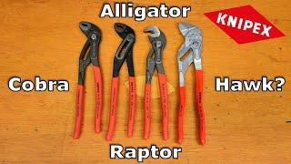 Knipex Cobra vs Raptor vs Alligator vs Pliers Wrench Comparison Review