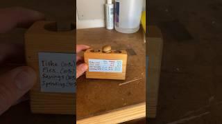 Coin distributor project for weekly allowance #homeschooling #woodworking #moneymanagement