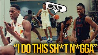 “THIS OUR HOME” #1 Aj Dybansta UPSET VS EYBL Rival In Canada? (Mic'd Up)