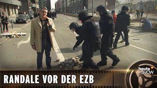 Krawalle! Ralf Kabelka bei der Demo gegen die EZB-Eröffnung | heute-show Classics