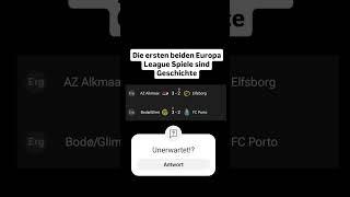 Die ersten Spiel der #europaleague sind vorbei!