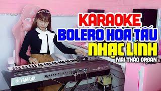 KARAOKE Hòa Tấu Liên Khúc Nhạc Sống Bolero, Nhạc Lính Trữ Tình DỄ HÁT NHẤT 2021 - Nữ Organ Mai Thảo