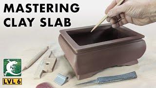 How I Made a Rounded Rectangle Bonsai Pot with Clay Slabs | Step-by-Step Tutorial | NtM#6