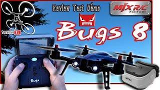 MJX BUGS 8 DRONE RACER ? Review Test Demo / Complete FPV Pack !!!