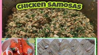 CHICKEN SAMOSAS||ARABIC FOOD