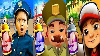 Subway Surfers New Orleans 2024 Eddy Trick Outfit vs San Francisco Guard King vs Tag with Ryan