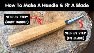 {Pt 4/5} How To Make A Turning Sloyd Knife - Nic Westermann (Handle Making & Fitting)