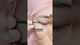 Easier applying powder kohl | #kohl #surma #celak #makeup #eyes #shorts #itsmid