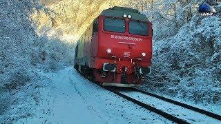 Trenurile Iernii în Zăpadă/Winter Trains in Snow in Defileul Crisului Repede Canyon 08 January 2020