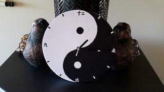 Clock, making a Yin Yang clock