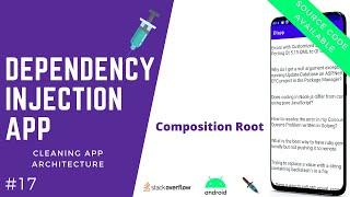  Dependency Injection App - Composition Root - Clean Architecture [#17]